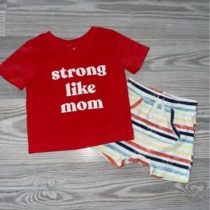 Baby Boys Two-Piece Summer Outfit Size 6 Months